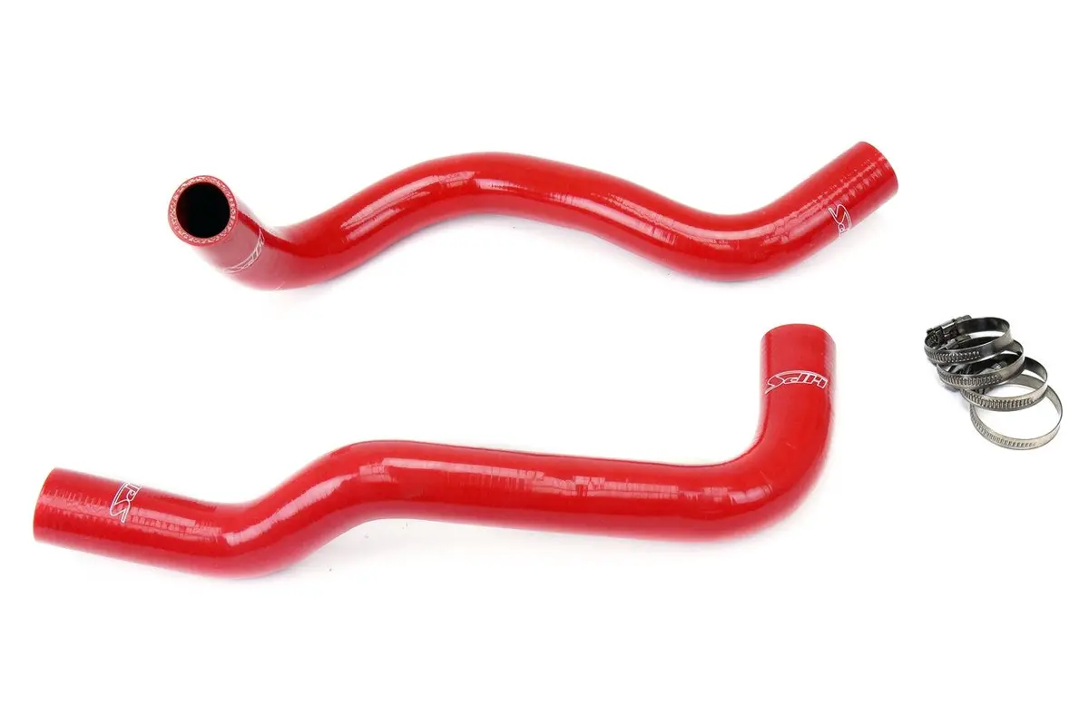 Hps Red 3-Ply Silicone Radiator Coolant Hose Kit For 05-22 Toyota Tacoma 2.7L 4Cyl 1