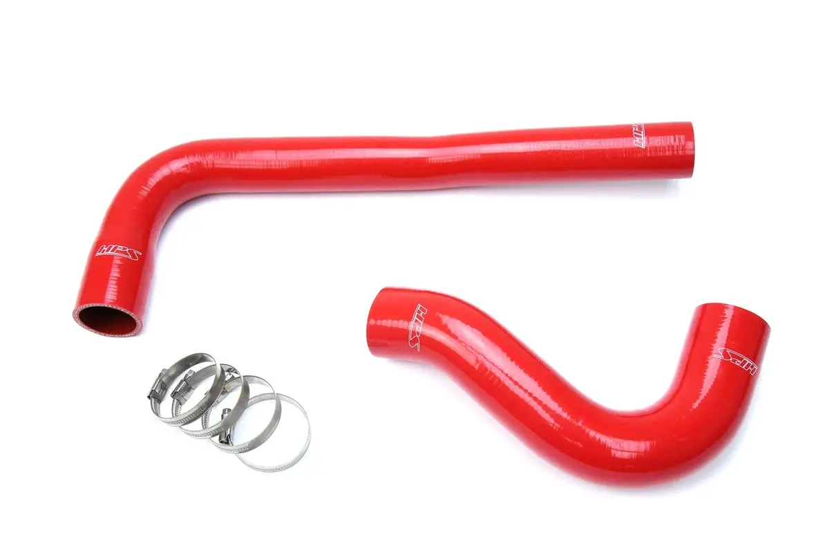 Hps Red 3-Ply Silicone Radiator Coolant Hose Kit For 03-10 Dodge Ram 2500 3500 5.9L 6.7L Diesel Cummins 1