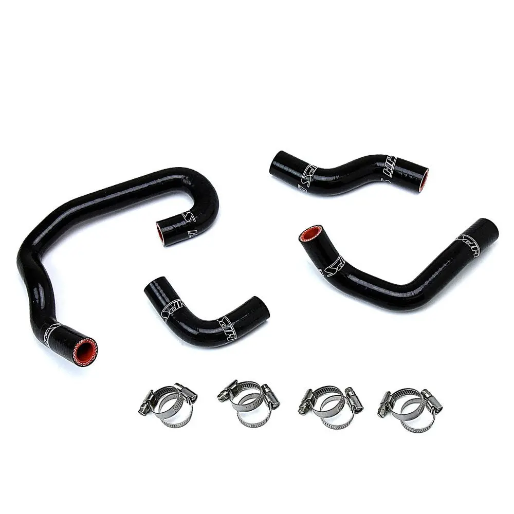 Hps Black 3-Ply Silicone Heater Coolant Hose Kit For 93-95 Toyota 4Runner / Pickup 3.0L V6 Lhd 1