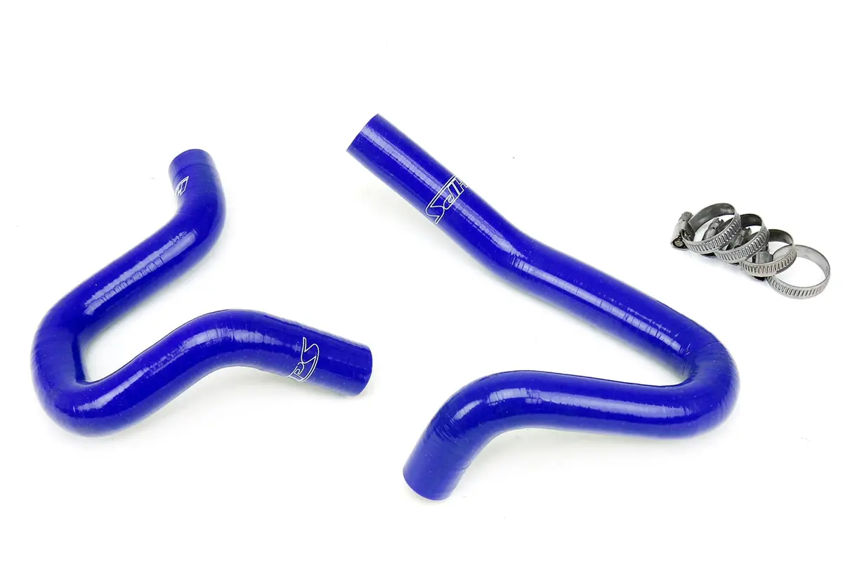 Hps Blue 3-Ply Silicone Heater Coolant Hose Kit For 10-14 Hyundai Genesis Coupe 2.0T 1