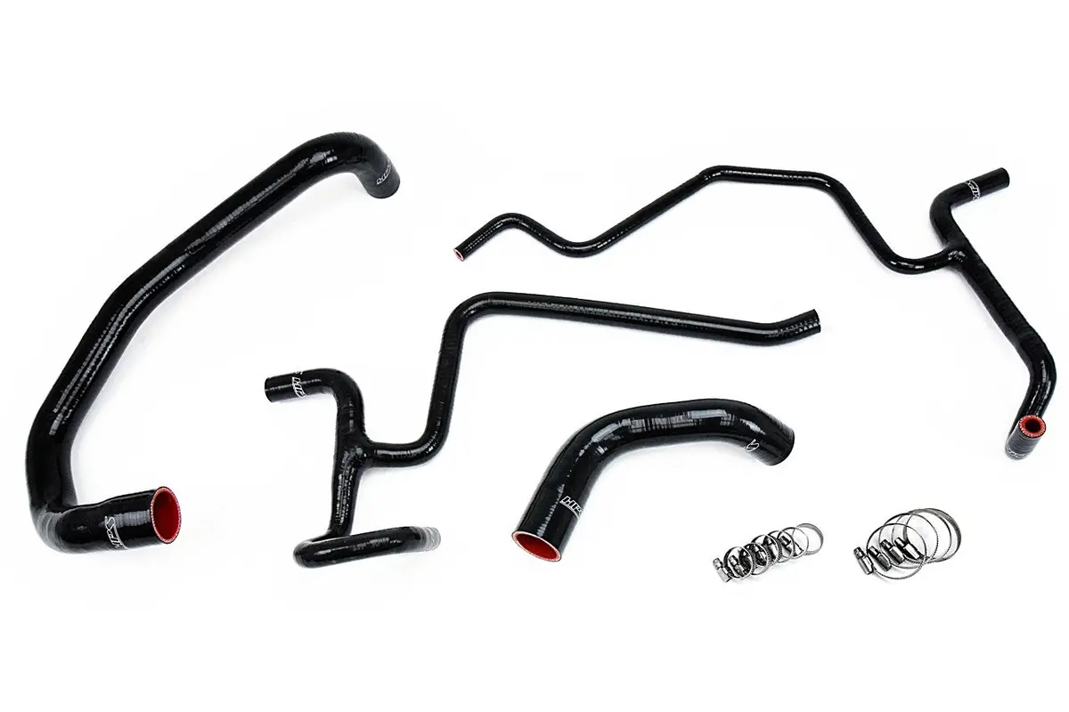 Hps Black 3-Ply Silicone Radiator & Heater Coolant Hose Kit For 05-10 300C Challenger Charger Magnum R/T 5.7L V8 1