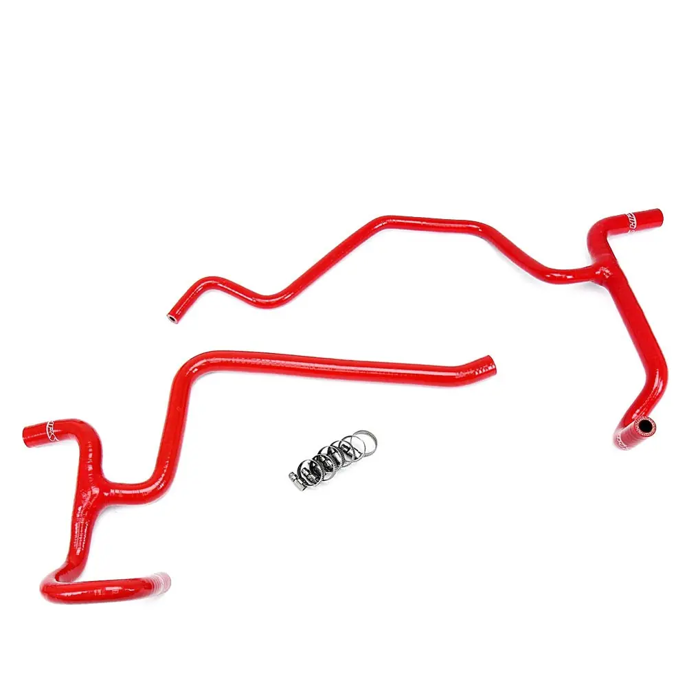 Hps Red 3-Ply Silicone Heater Coolant Hose Kit For 05-13 300 Challenger Charger Magnum 5.7L 6.1L 6.4L V8 1