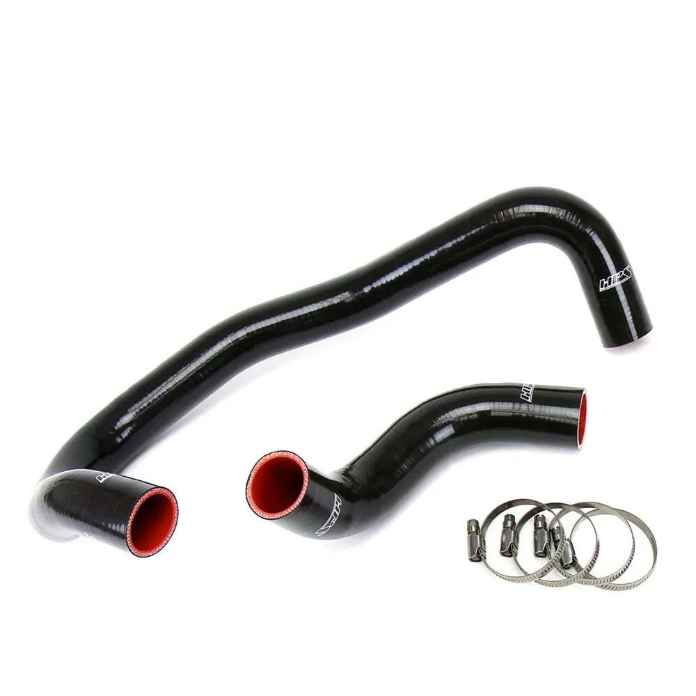 Hps Black 3-Ply Silicone Radiator Coolant Hose Kit For 05-10 300C Challenger Charger Magnum Srt8 6.1L 1