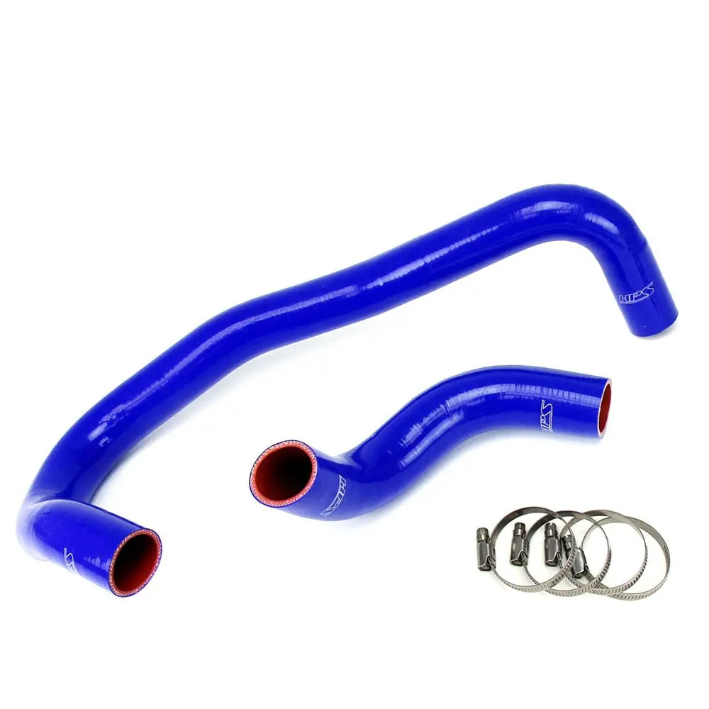 Hps Blue 3-Ply Silicone Radiator Coolant Hose Kit For 05-10 300C Challenger Charger Magnum Srt8 6.1L 1