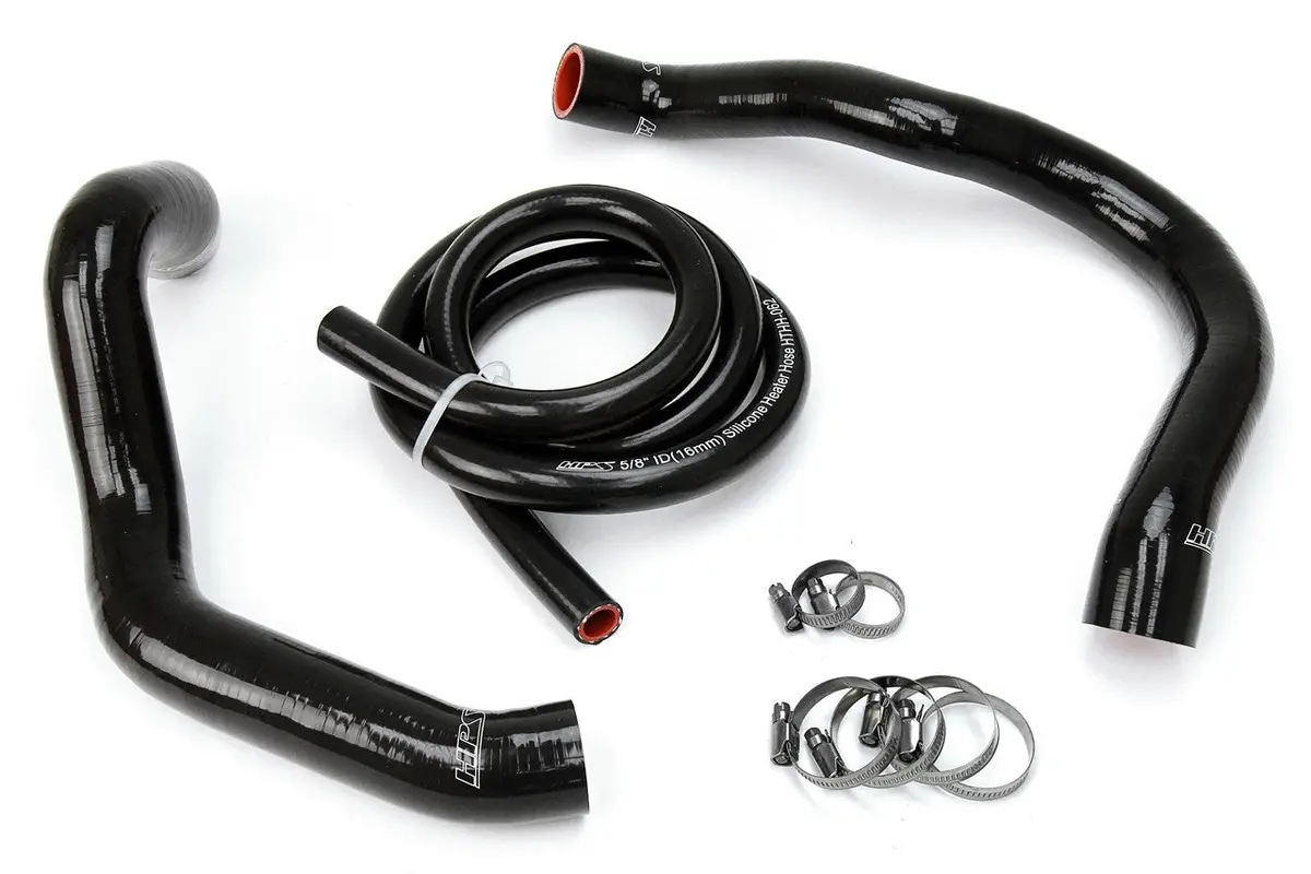 Hps Black 3-Ply Silicone Radiator/Heater Coolant Hose Kit For 91-01 Jeep Cherokee Xj 4.0L 1