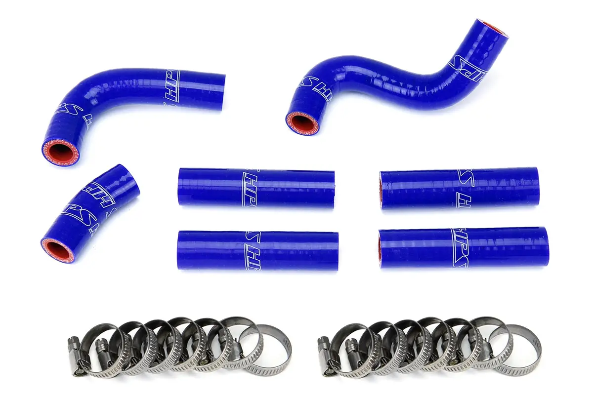 Hps Blue 3-Ply Silicone Heater Coolant Hose Kit For 92-97 Land Cruiser Fj80 / 96-97 Lexus Lx450 4.5L W/O Rear Heater 1