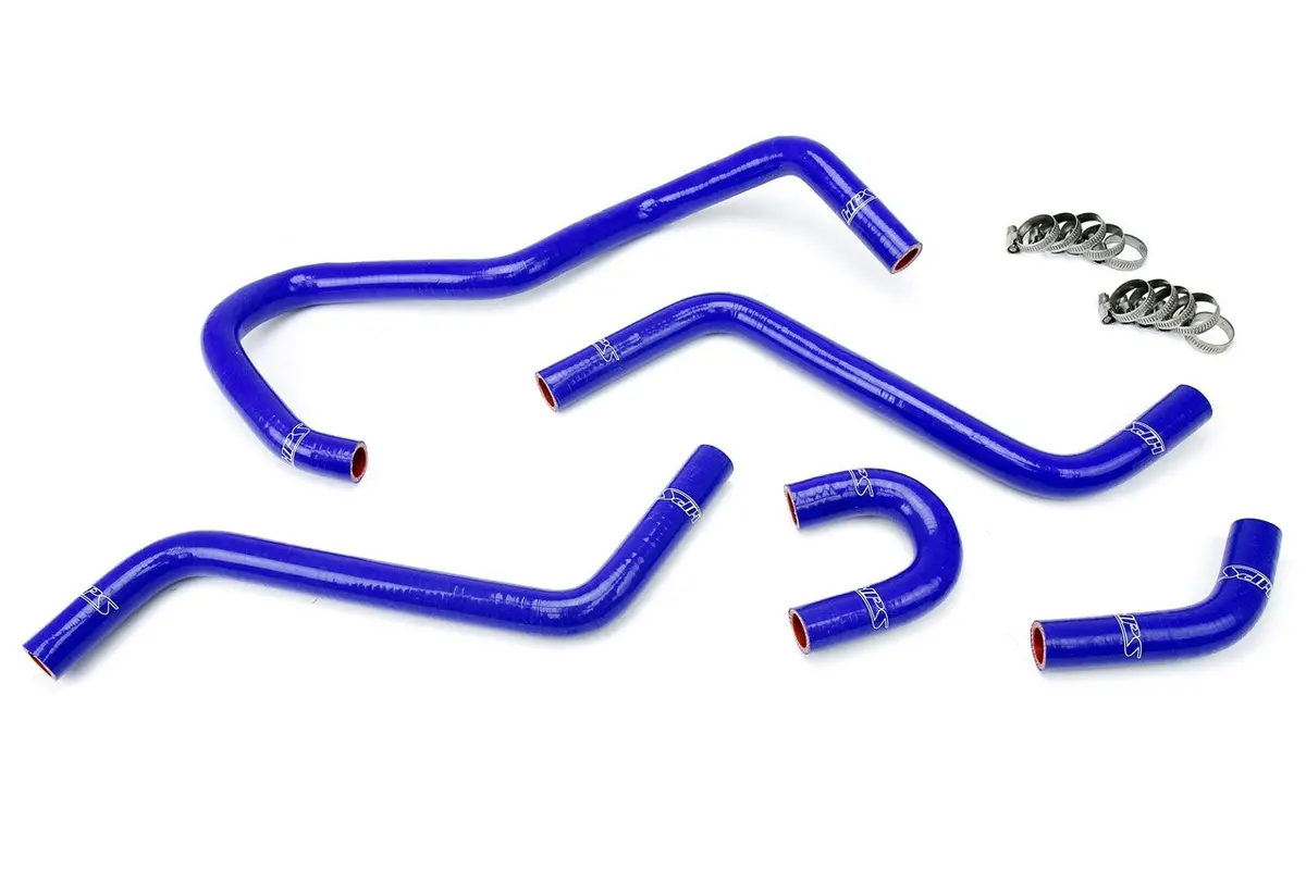 Hps Blue 3-Ply Silicone Radiator Coolant Hose Kit For 04-07 Yamaha Yxr450 Yxr660 Rhino 1