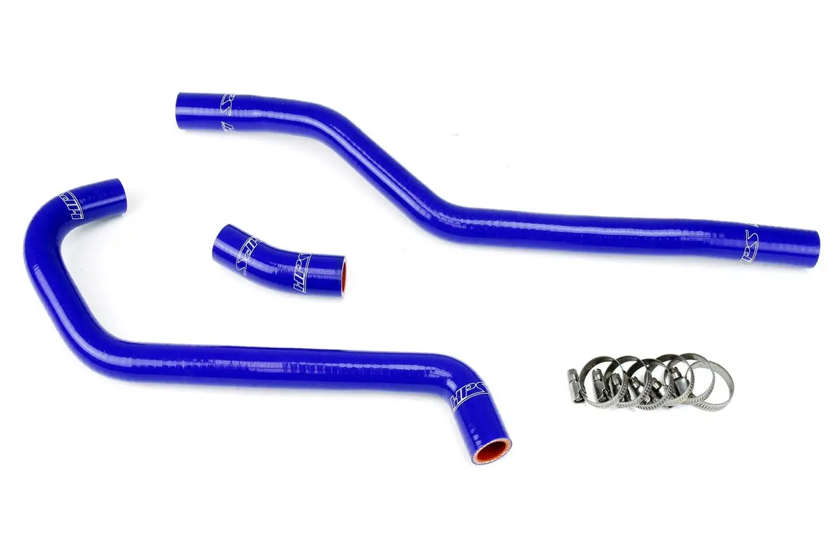 Hps Blue 3-Ply Silicone Radiator Coolant Hose Kit For 06-12 Yamaha Yfm700 Raptor 1