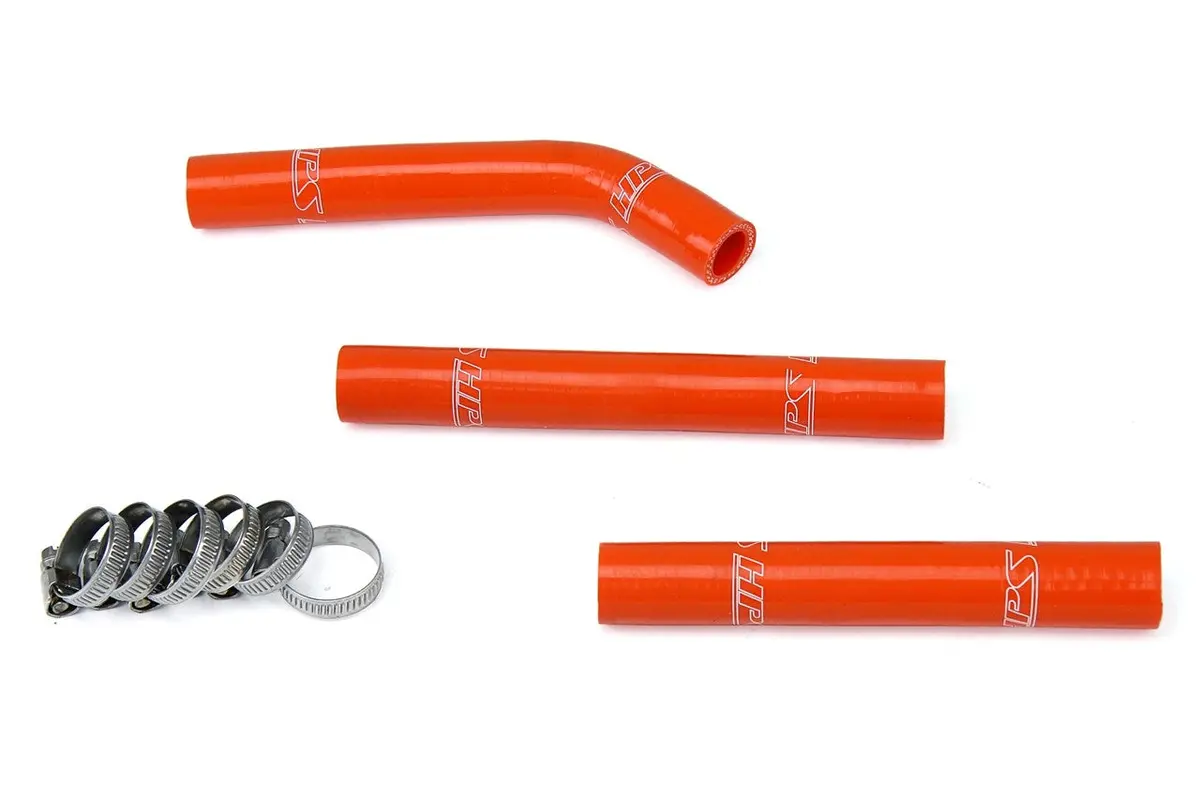 Hps Orange 3-Ply Silicone Radiator Coolant Hose Kit For Ktm 11-13 125Sx 150Sx 1
