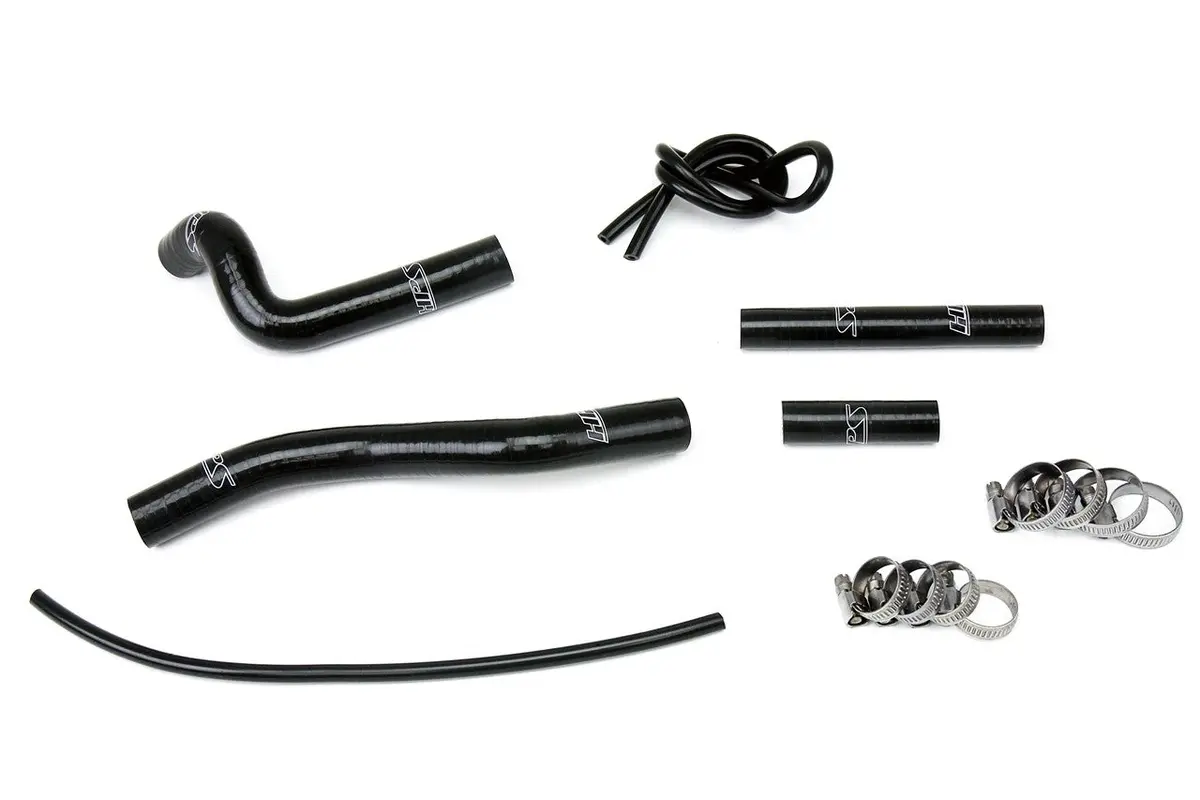 Hps Black 3-Ply Silicone Radiator Coolant Hose Kit For 01-08 Suzuki Rm125 2 Stroke 1
