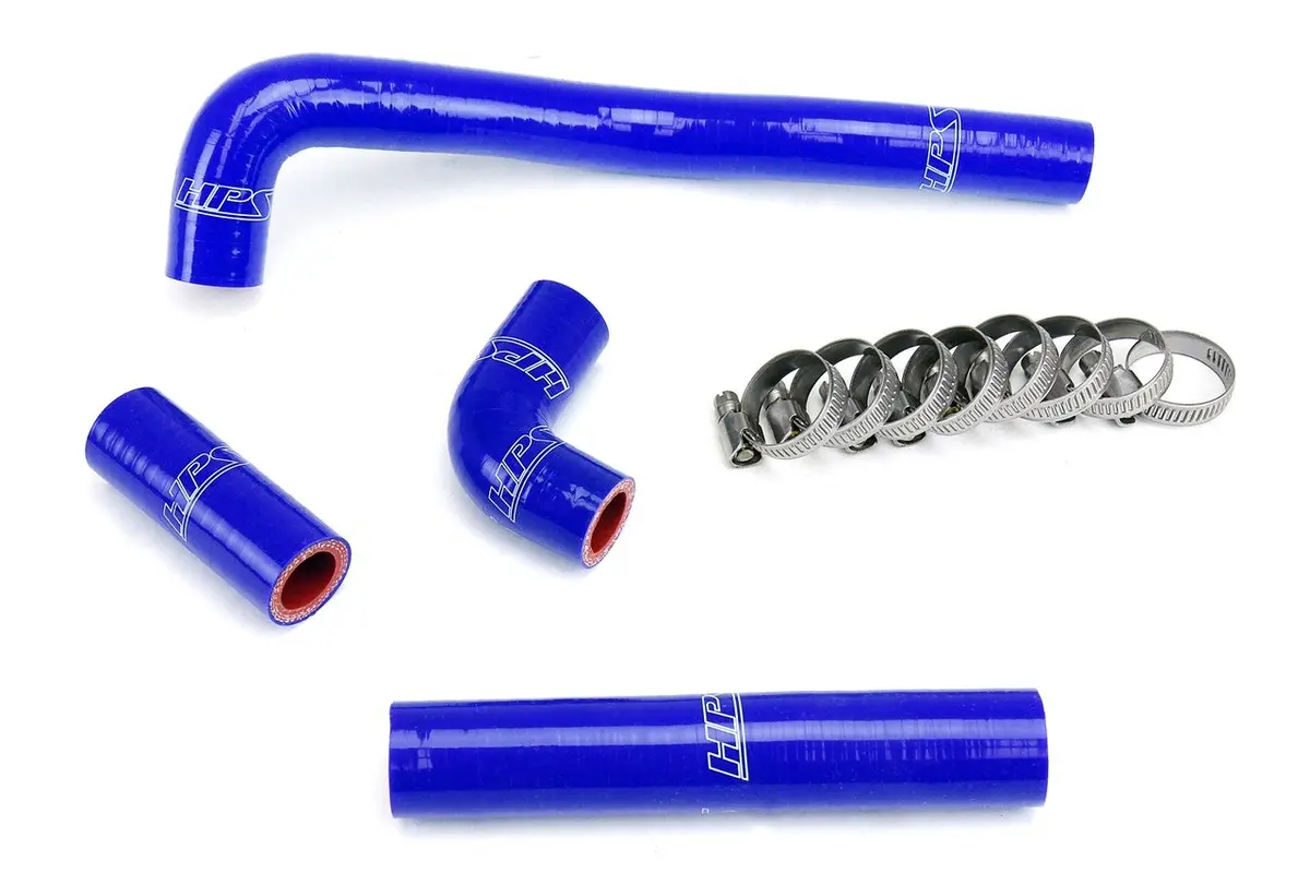 Hps Blue 3-Ply Silicone Radiator Coolant Hose Kit For 88-04 Kawasaki Kx500 1