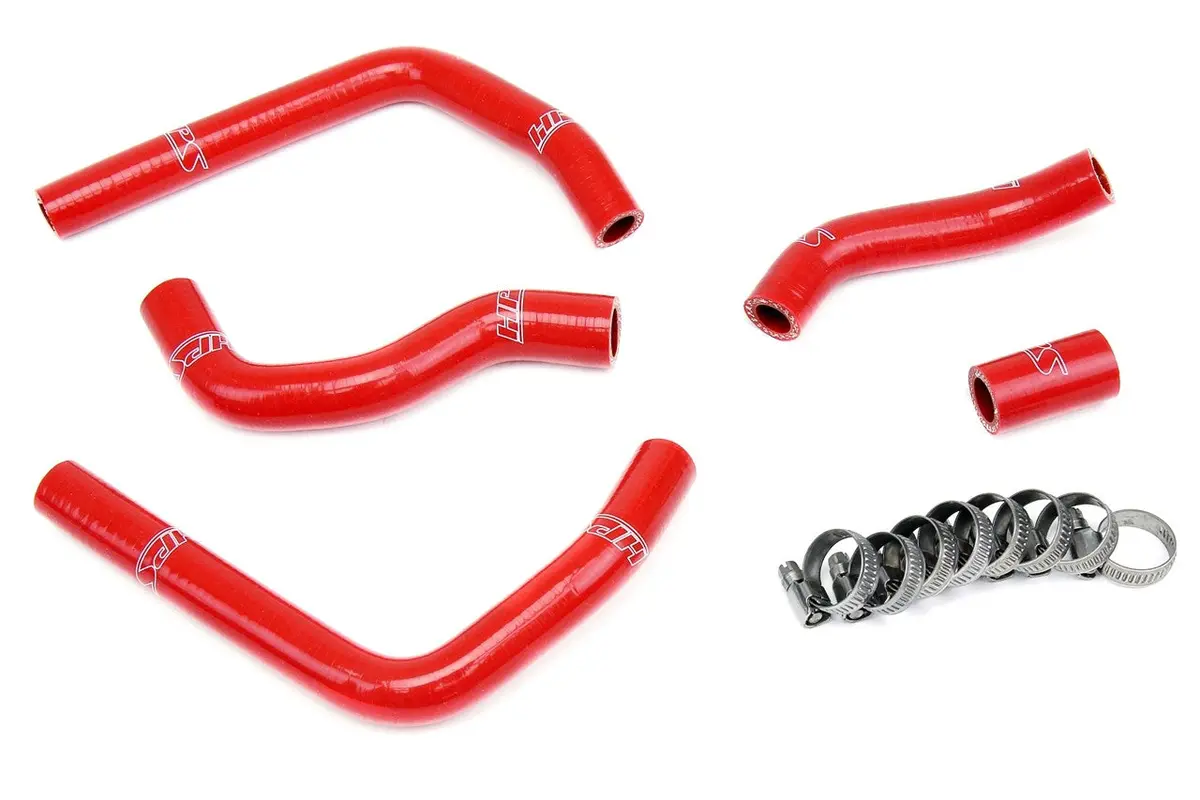 Hps Red 3-Ply Silicone Radiator Coolant Hose Kit For 05-08 Honda Cr125r 2 Stroke 1