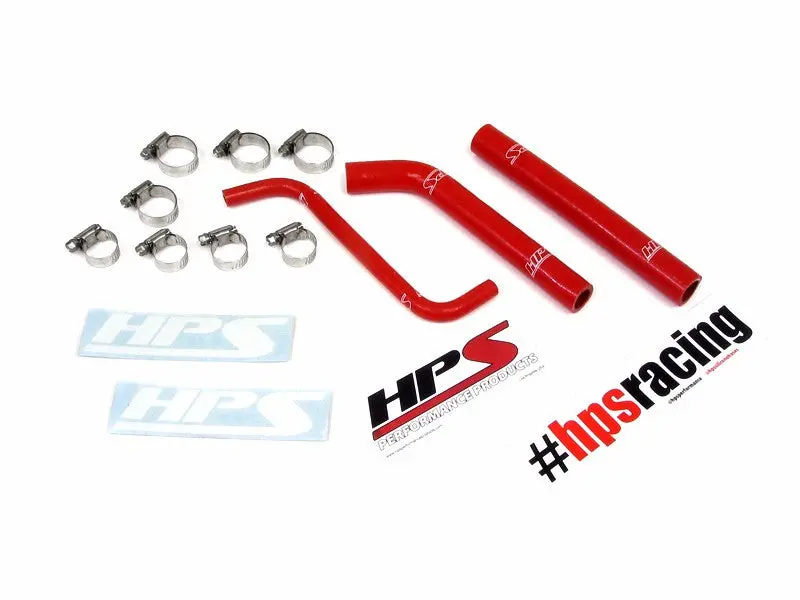 Hps Red 3-Ply Silicone Radiator Coolant Hose Kit For 04-09 Honda Trx450r 1
