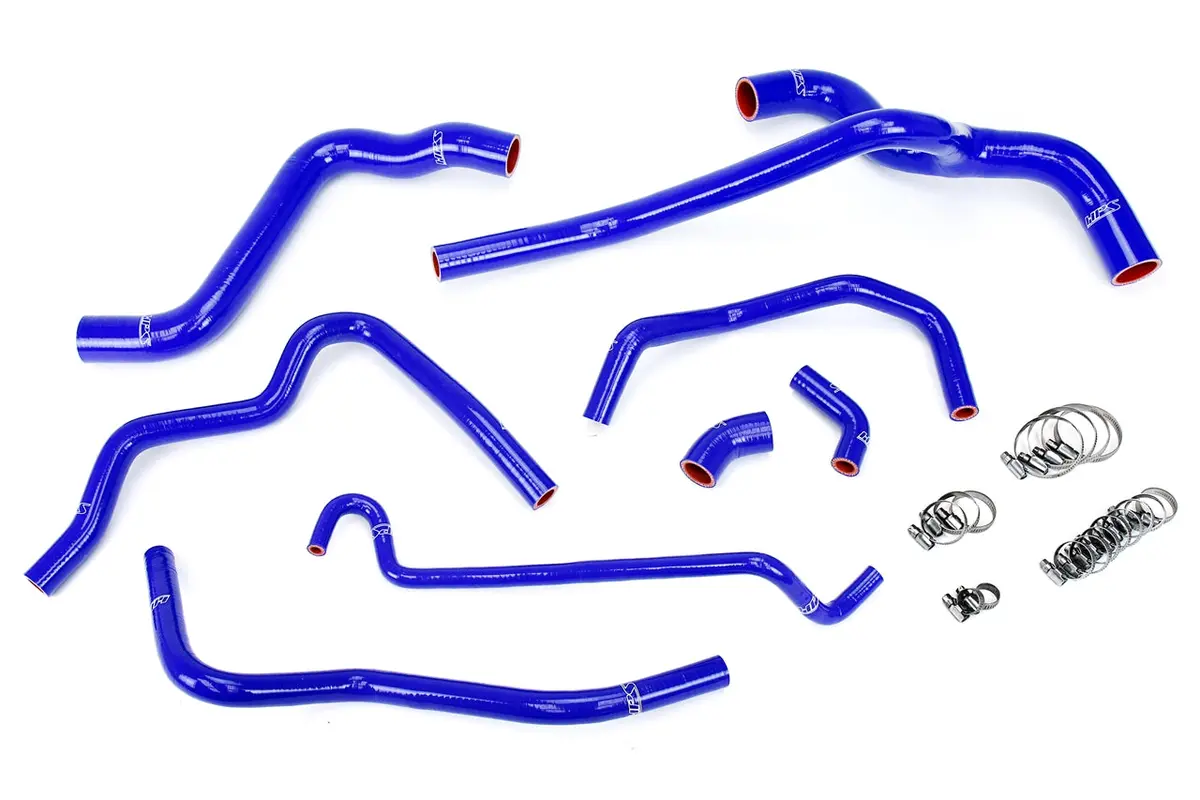 Hps Blue 3-Ply Silicone Radiator/Heater Coolant Hose Kit For 05-10 Ford Mustang 4.0L V6 1