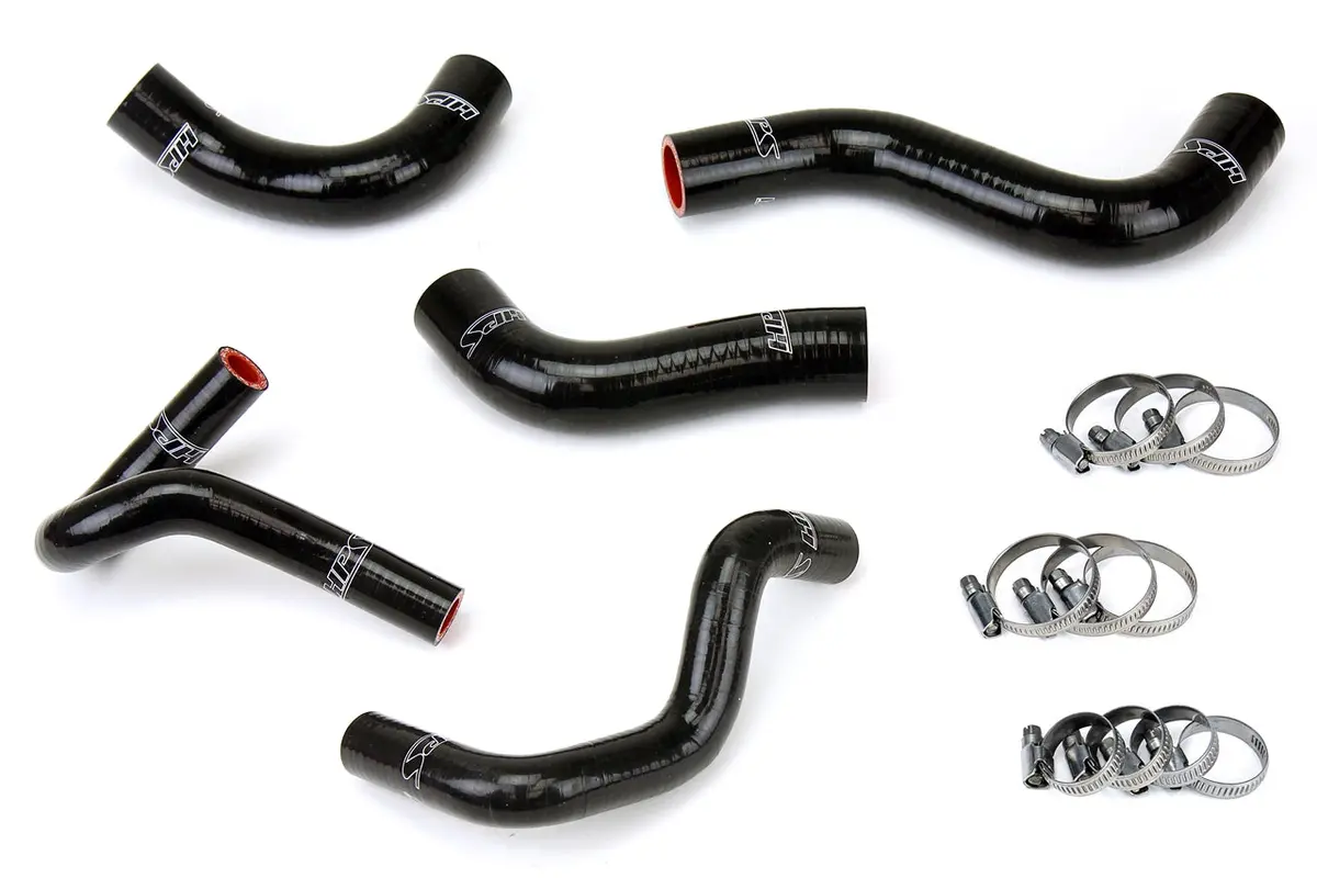 Hps Black 3-Ply Silicone Radiator/Heater Coolant Hose Kit 90-93 Mazda Miata 1.6L 1