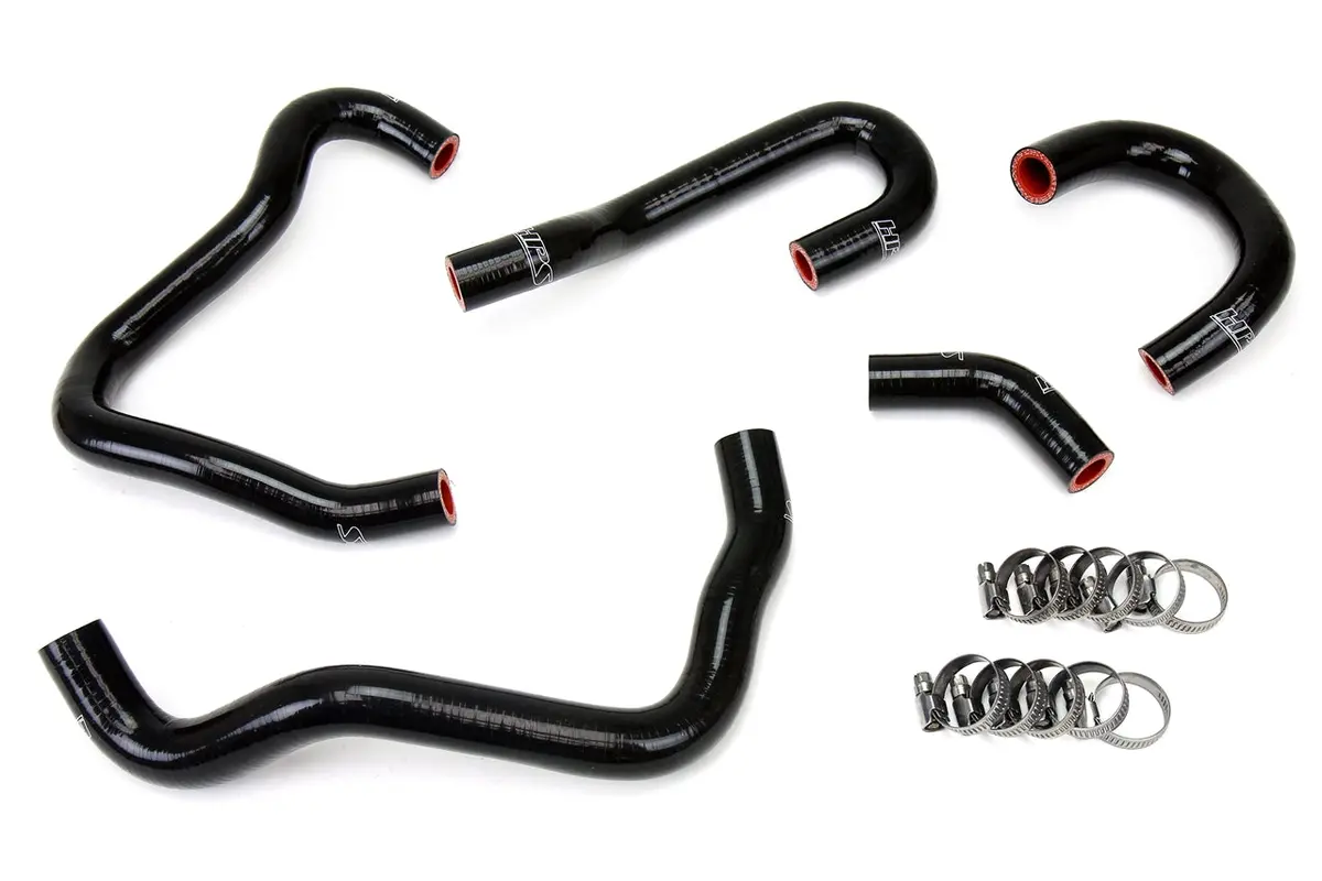 Hps Black 3-Ply Silicone Heater Coolant Hose Kit For 00-05 Honda S2000 Ap1 Ap2 1