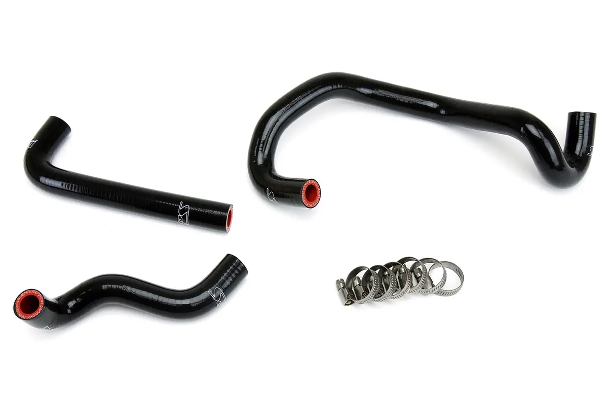 Hps Black 3-Ply Silicone Heater Coolant Hose Kit For 86-92 Mazda Rx-7 Fc3s Non Turbo Lhd 1