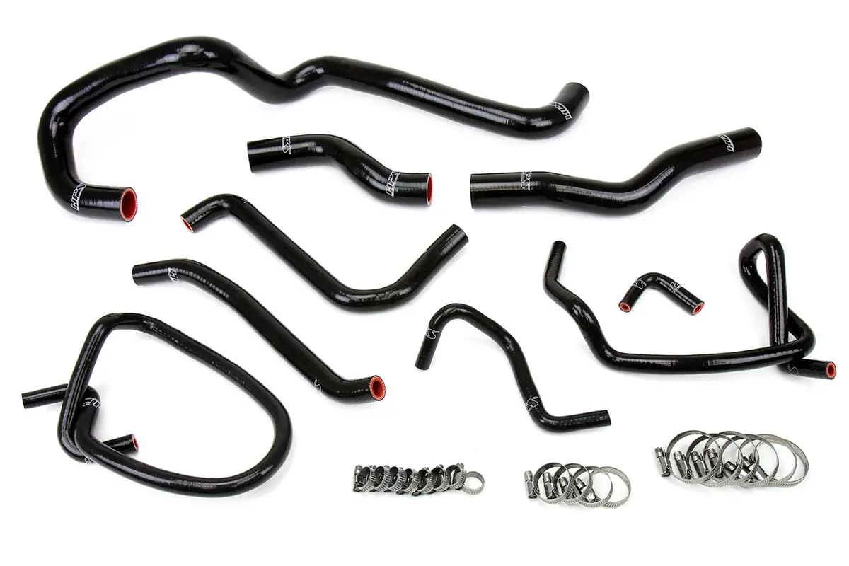 Hps Black 3-Ply Silicone Radiator Coolant Hose Kit For 06-14 Mazda Miata 2.0L 1