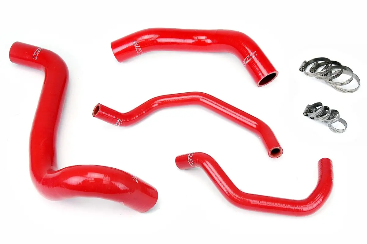 Hps Red 3-Ply Silicone Radiator/Heater Coolant Hose Kit 12-14 Toyota Sequoia/Tundra 5.7L V8 Lhd 1