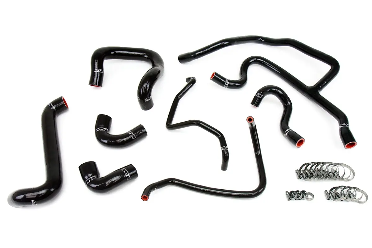 Hps Black 3-Ply Silicone Radiator/Heater Coolant Hose Kit 88-92 Bmw E30 325I/325Is/325Ix 2.5L Us Spec 1