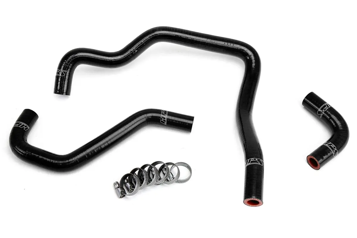 Hps Black 3-Ply Silicone Heater Coolant Hose Kit For 89-95 Toyota 4Runner / Pickup 22Re Efi 1