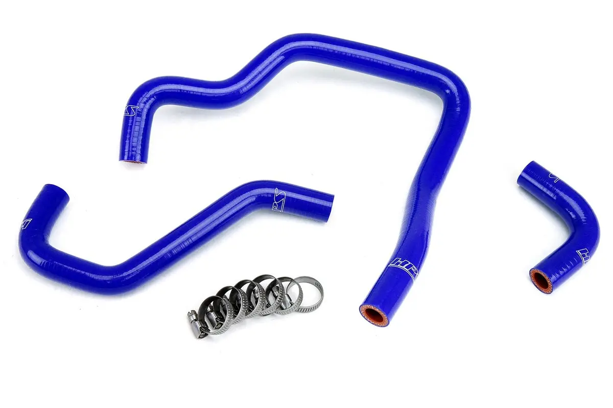 Hps Blue 3-Ply Silicone Heater Coolant Hose Kit For 89-95 Toyota 4Runner / Pickup 22Re Efi 1