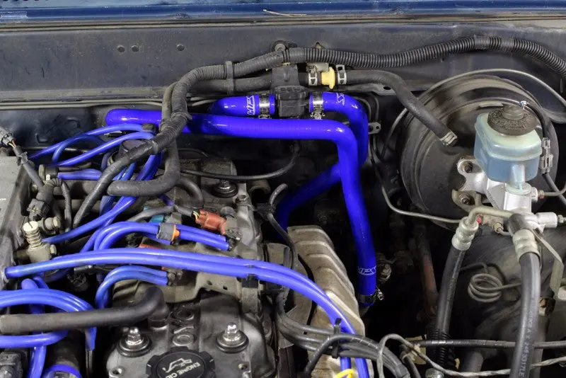 Hps Black 3-Ply Silicone Heater Coolant Hose Kit For 89-95 Toyota 4Runner / Pickup 22Re Efi 2