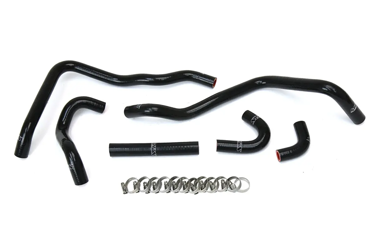 Hps Black 3-Ply Silicone Heater Coolant Hose Kit For 00-05 Toyota Mr2 Spyder 1.8L 1