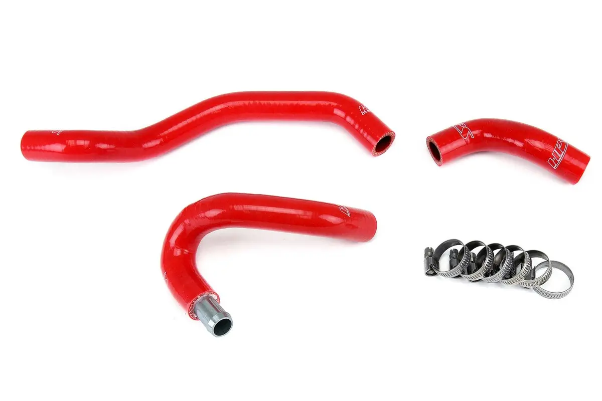 Hps Red 3-Ply Silicone Heater Coolant Hose Kit For 09-21 Nissan 370Z / Infiniti G37 Q50 Q60 1