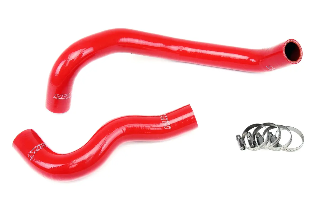 Hps Red 3-Ply Silicone Radiator Coolant Hose Kit For 07-08 Nissan 350Z Vq35hr 1