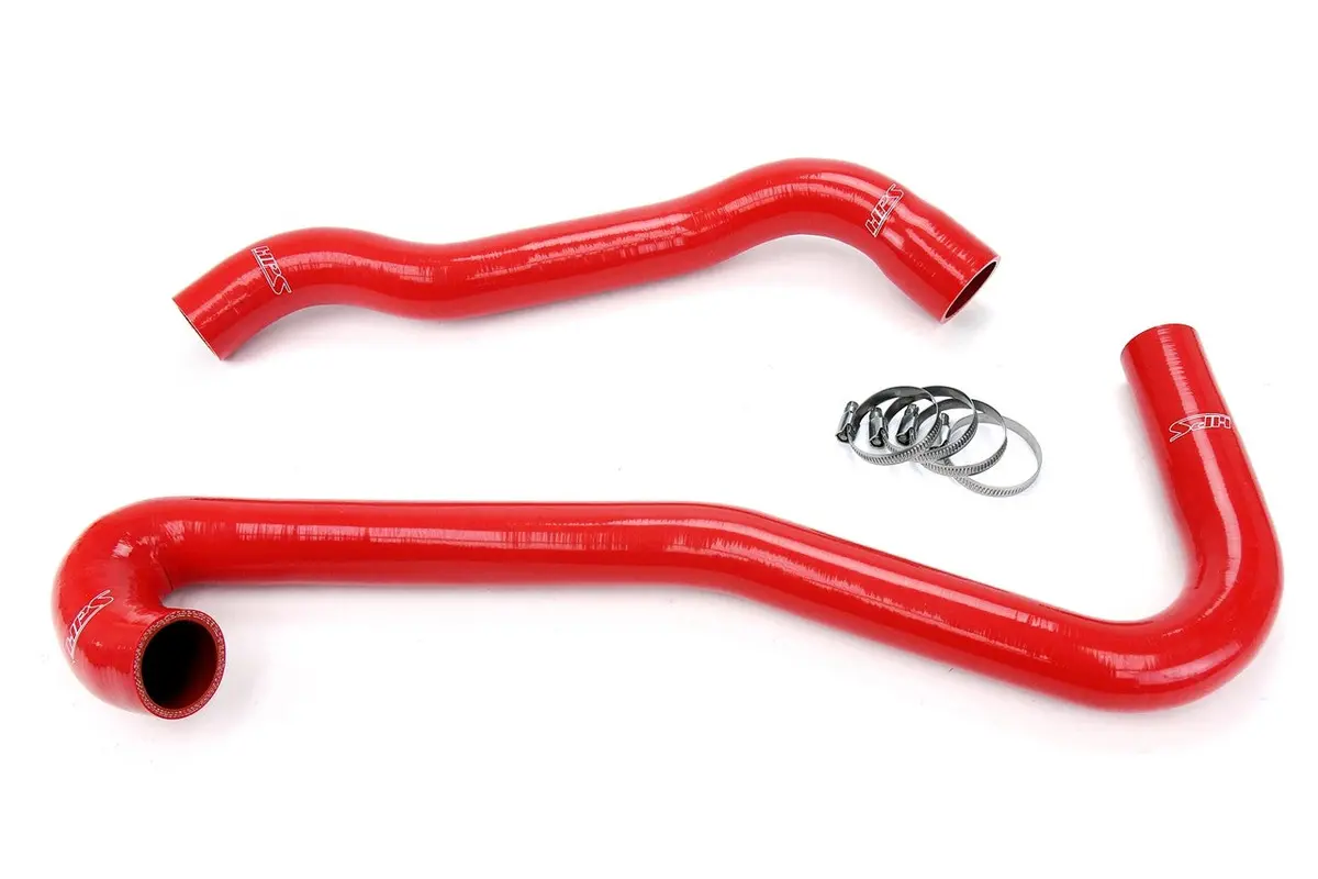 Hps Red 3-Ply Silicone Radiator Coolant Hose Kit For 06-08 Jeep Grand Cherokee Wk1 Srt8 6.1L V8 1