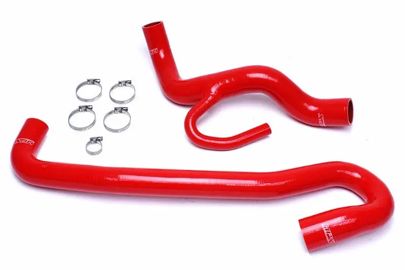 Hps Red 3-Ply Silicone Radiator Coolant Hose Kit For 18-24 Dodge Durango / 12-21 Jeep Grand Cherokee 6.4L V8 1
