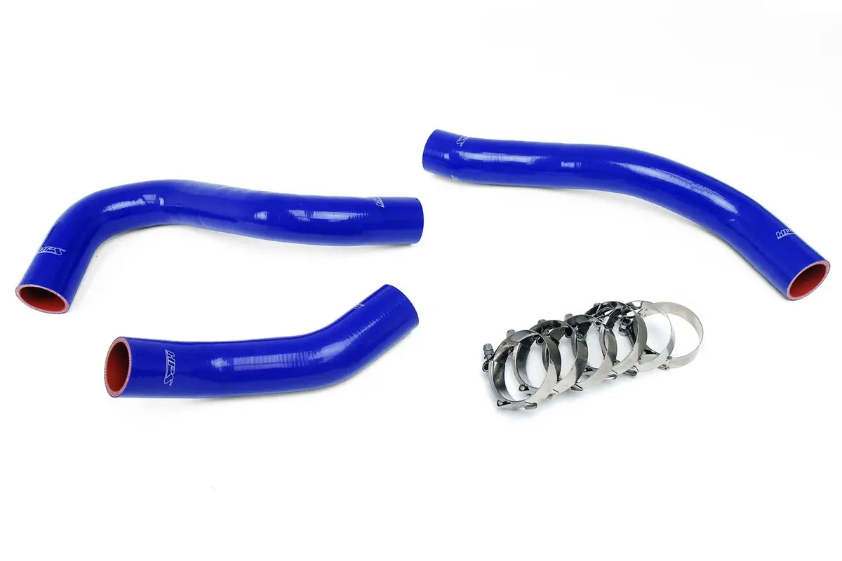Hps Blue 3-Ply Silicone Radiator Coolant Hose Kit For 08-10 Ford F-Series Super Duty Pickup 6.4L Diesel 1