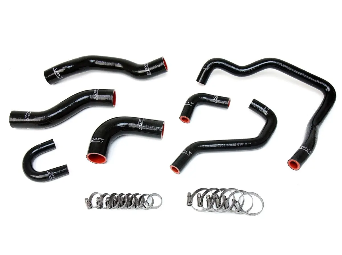 Hps Black 3-Ply Silicone Radiator/Heater Coolant Hose Kit For 89-95 Toyota 4Runner/Pickup 22Re Nt Lhd 1