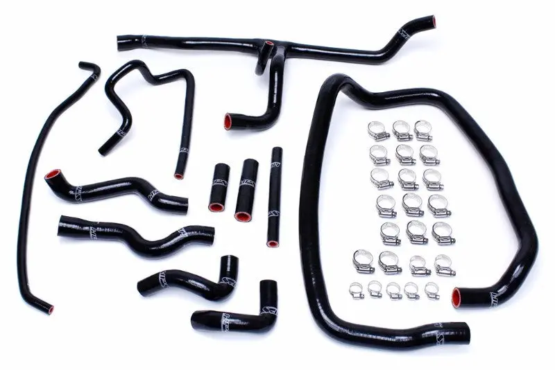 Hps Black 3-Ply Silicone Heater Coolant Hose Kit For 96-99 Bmw E36 M3 Lhd 1