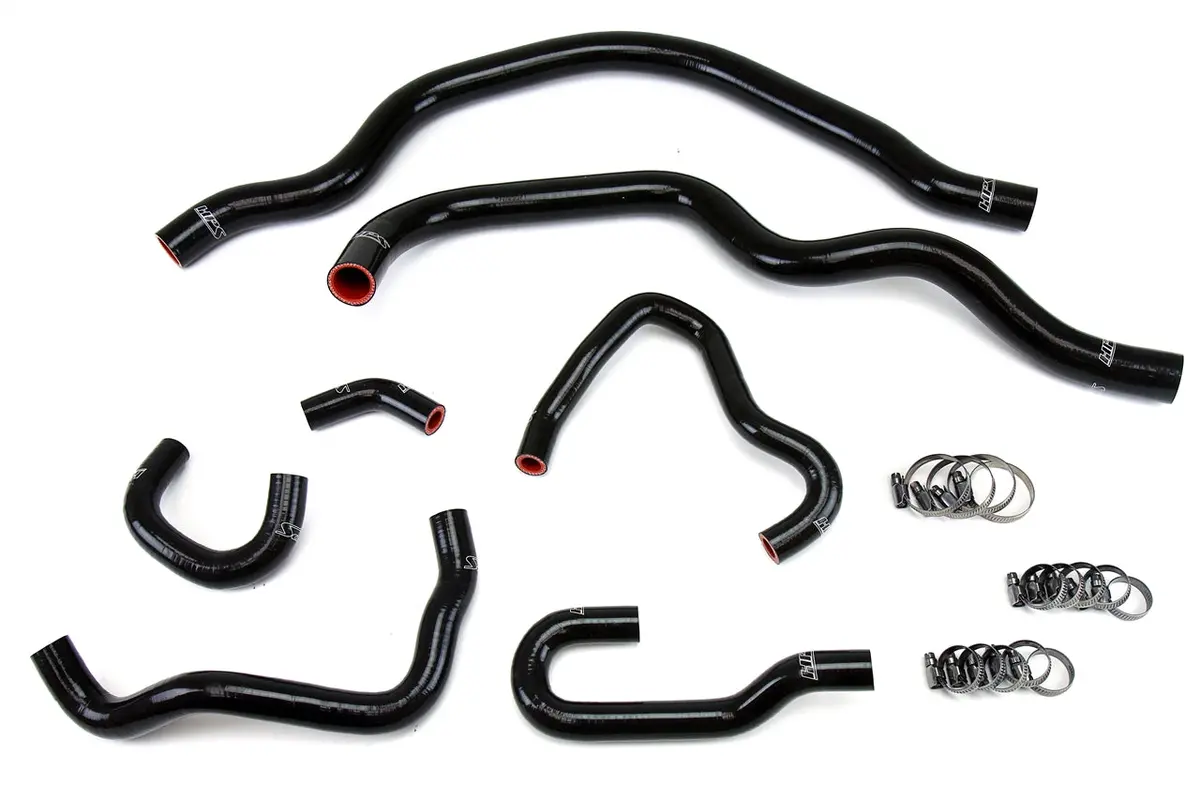 Hps Black 3-Ply Silicone Radiator/Heater Coolant Hose Kit For 00-05 Honda S2000 1