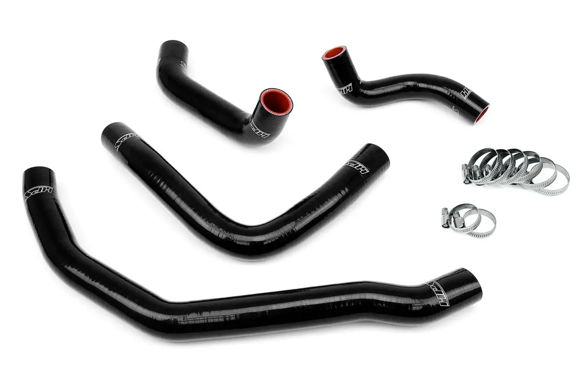 Hps Black 3-Ply Silicone Radiator Coolant Hose 4Pc Kit For 90-99 Toyota Mr2 3Sgte Turbo 1