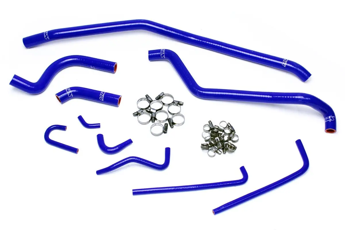 Hps Blue 3-Ply Silicone Radiator Coolant Hose Kit For 04-09 Kawasaki Kfx700 1