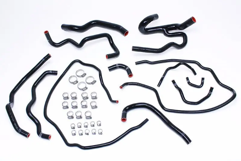 Hps Black 3-Ply Silicone Radiator/Heater Coolant Hose Kit For 07-09 Mazda Mazdaspeed 3 2.3L Turbo 1