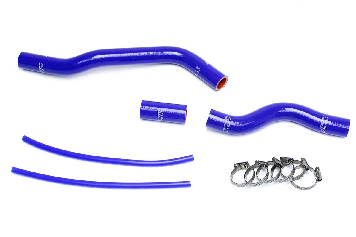 Hps Blue 3-Ply Silicone Radiator Coolant Hose Kit For 01-05 Honda Civic 1.7L Manual Trans 1