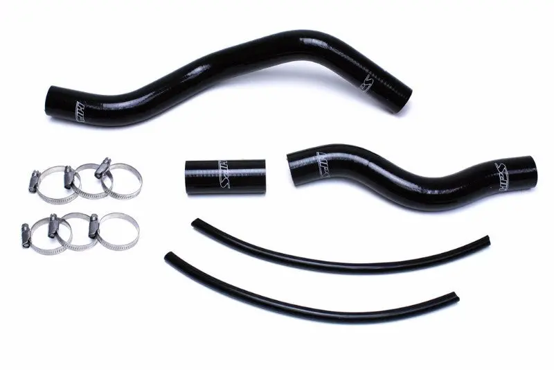 Hps Black 3-Ply Silicone Radiator Coolant Hose Kit For 01-05 Honda Civic 1.7L Automatic Trans 1