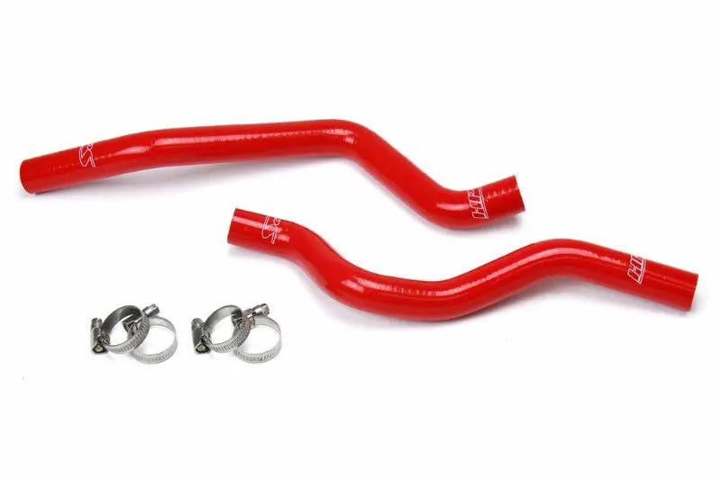 Hps Red 3-Ply Silicone Heater Coolant Hose Kit For 08-17 Mitsubishi Lancer 2.0L 2.4L De Es Gts 1