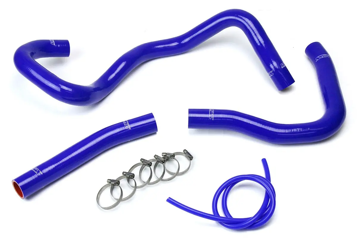 Hps Blue 3-Ply Silicone Radiator Coolant Hose Kit For 08-17 Mitsubishi Lancer 2.0L 2.4L De Es Gts 1