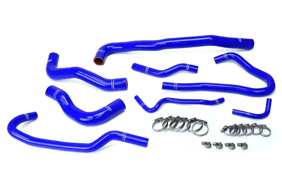Hps Blue 3-Ply Silicone Radiator/Heater Coolant Hose Kit For 16-25 Mazda Mx-5 Miata 2.0L Nd 1