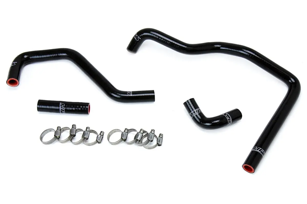 Hps Black 3-Ply Silicone Heater Coolant Hose Kit For 84-88 Toyota 4Runner Pickup 22Re Non Turbo Efi 1