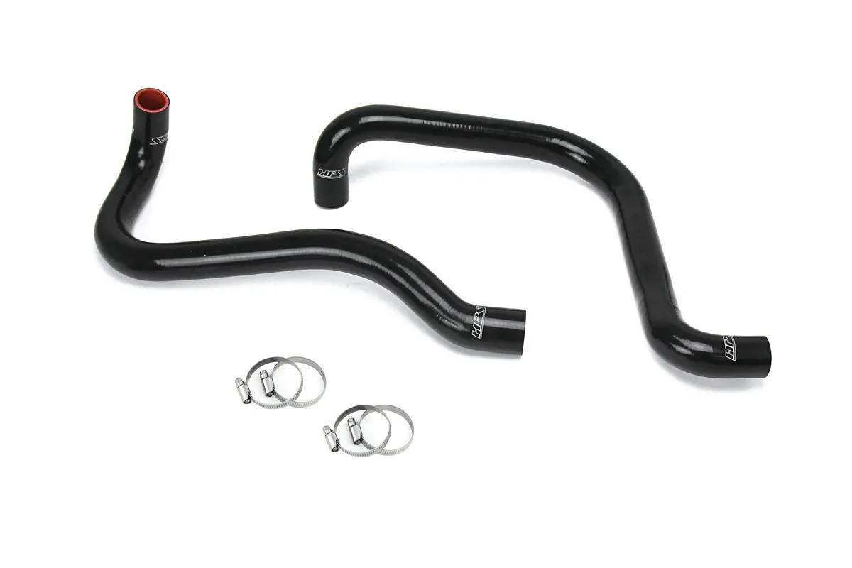 Hps Black 3-Ply Silicone Radiator Coolant Hose Kit For 03-06 Jeep Wrangler Tj Se 2.4L Lhd 1