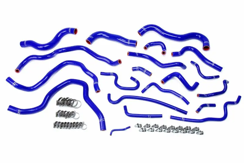 Hps Blue 3-Ply Silicone Radiator & Heater Hose Kit For Honda 16-20 Honda Civic 2.0L Non Turbo 1