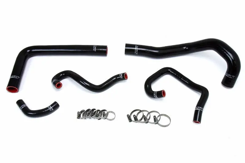 Hps Black 3-Ply Silicone Radiator/Heater Coolant Hose Kit For Toyota 93-98 Supra Mk4 2Jz Turbo 1