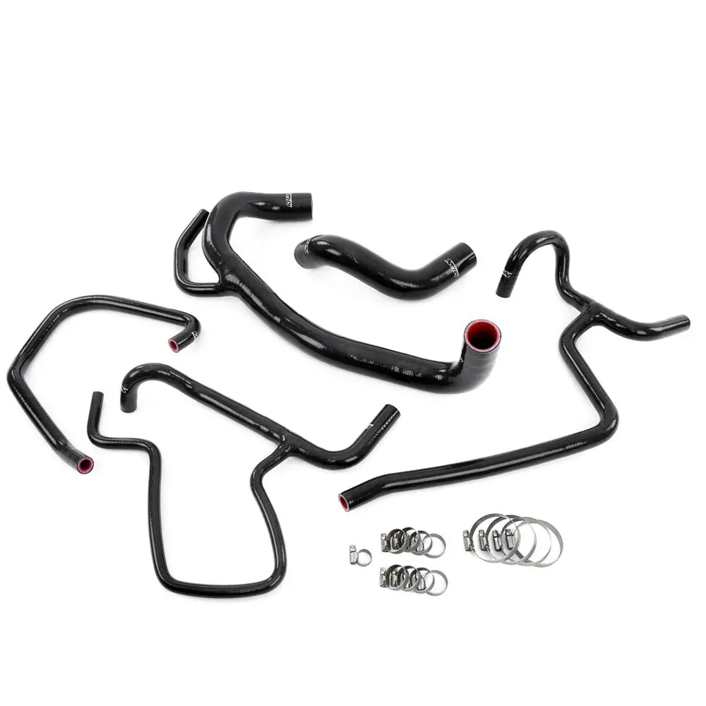 Hps Black 3-Ply Silicone Radiator/Heater Coolant Hose Kit For 12-14 300/Challenger/Charger Srt8 6.4L V8 1