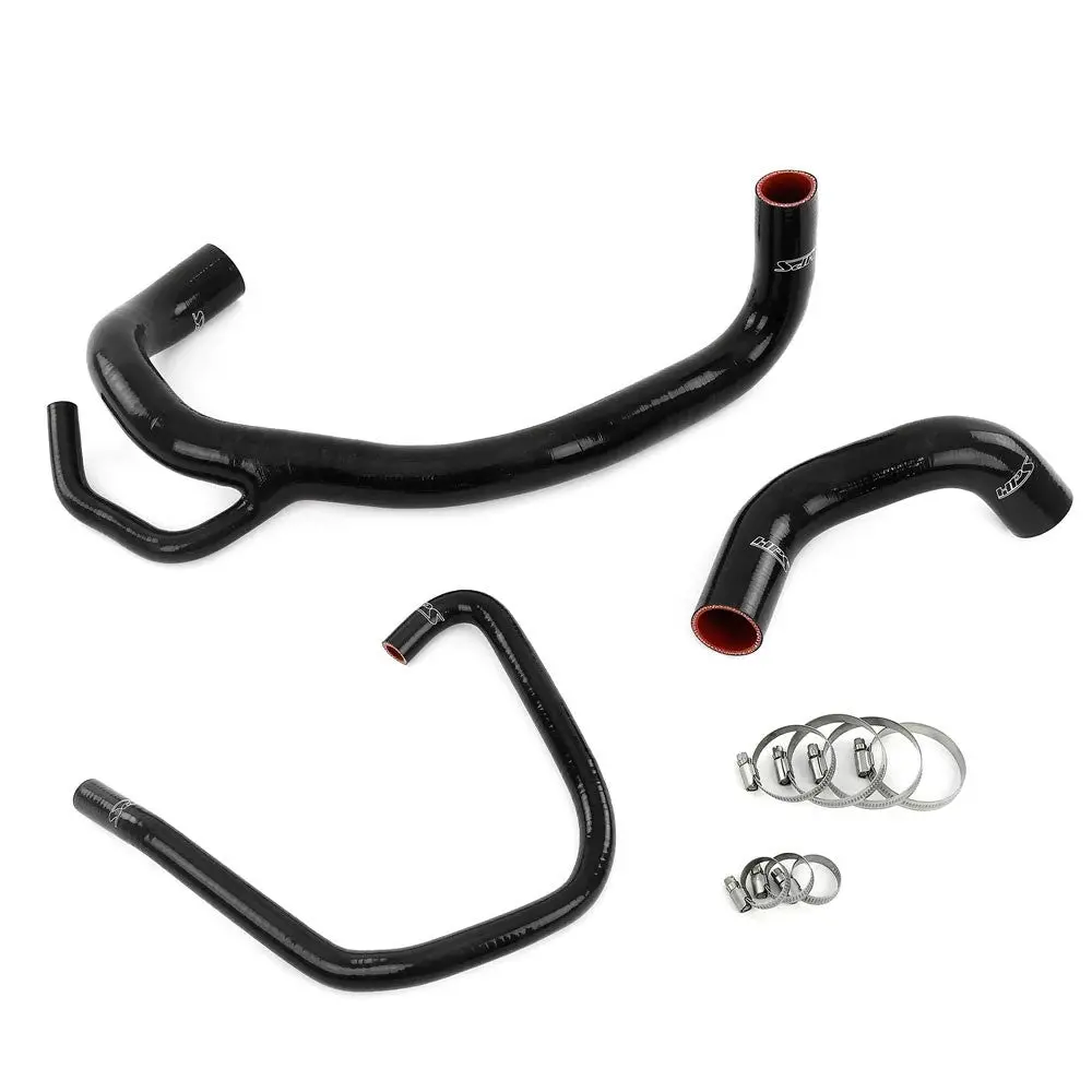 Hps Black 3-Ply Silicone Radiator Coolant Hose Kit For 11-14 Chrysler 300 / Challenger / Charger Srt8 6.4L 1